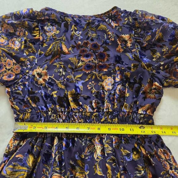 S Petite By Anthropologie The Somerset maxi dress: velvet edition SP - Picture 9 of 12